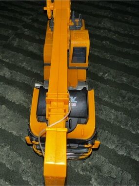 Yellow Toy Crane Truck - Kids Construction Vehicle